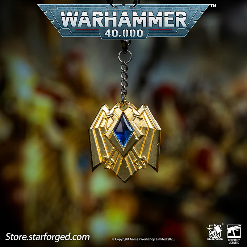 Starforged Warhammer 40K Space Marines Adeptus Custodes Signat Extremis Key Chain Men's Fashion Jewelry - Image 4