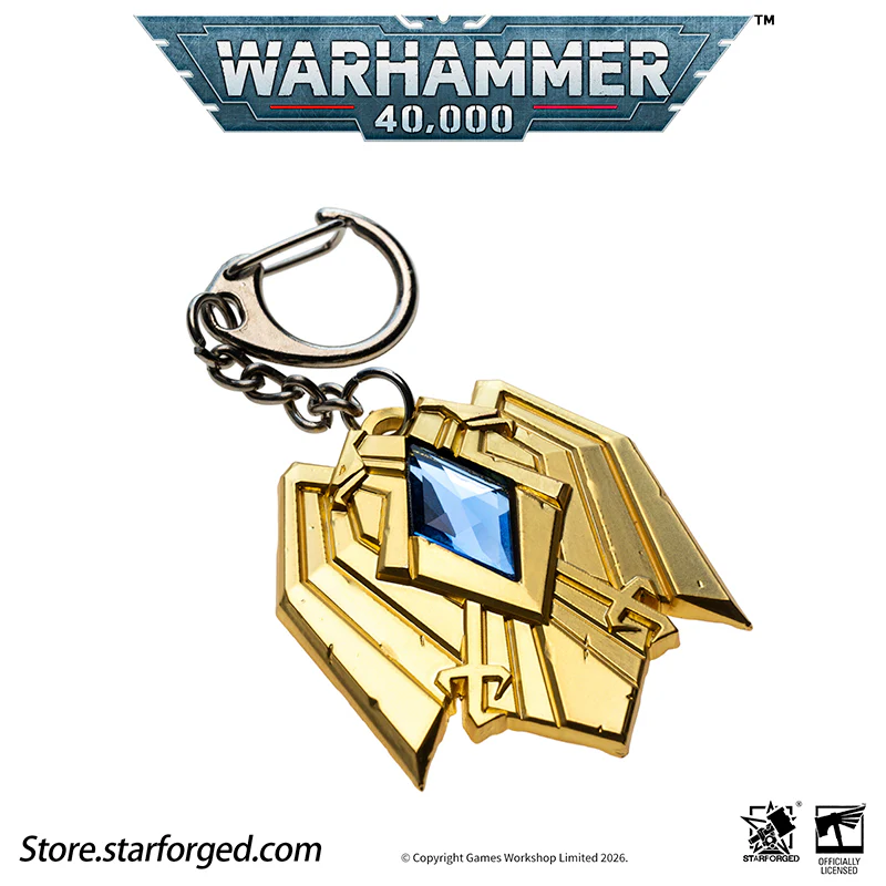 Starforged Warhammer 40K Space Marines Adeptus Custodes Signat Extremis Key Chain Men's Fashion Jewelry - Image 7