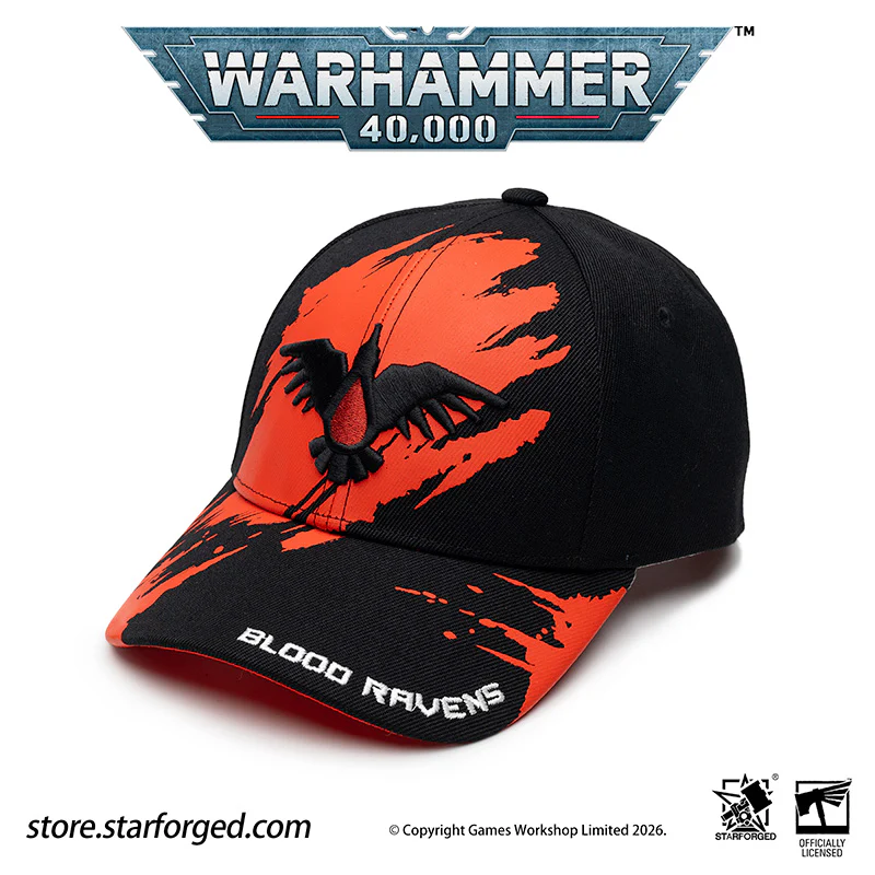 Starforged Warhammer 40K Space Marines Chapters Hats Wave 2 Death Wing Lanenters Mantis Warriors Carcharodons Blood Raven Wing Crimson Fists Flesh Tears Red Scorpion Snapback Baseball Peaked Cap Game Merchandise Warhammer Gifts Fashion Accessories - Image 10