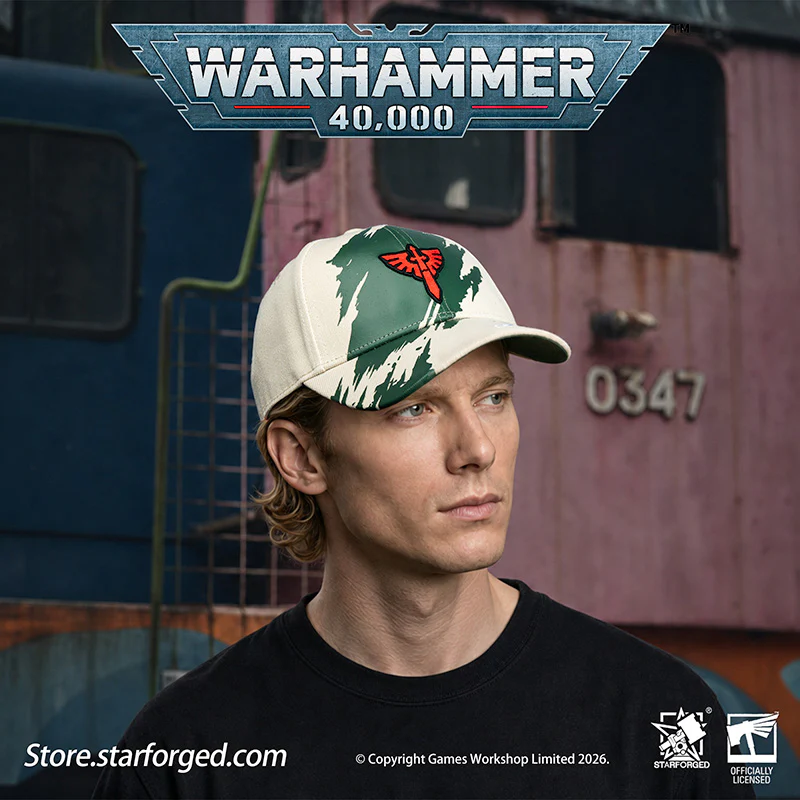 Starforged Warhammer 40K Space Marines Chapters Hats Wave 2 Death Wing Lanenters Mantis Warriors Carcharodons Blood Raven Wing Crimson Fists Flesh Tears Red Scorpion Snapback Baseball Peaked Cap Game Merchandise Warhammer Gifts Fashion Accessories - Image 12