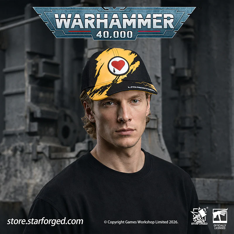 Starforged Warhammer 40K Space Marines Chapters Hats Wave 2 Death Wing Lanenters Mantis Warriors Carcharodons Blood Raven Wing Crimson Fists Flesh Tears Red Scorpion Snapback Baseball Peaked Cap Game Merchandise Warhammer Gifts Fashion Accessories - Image 14
