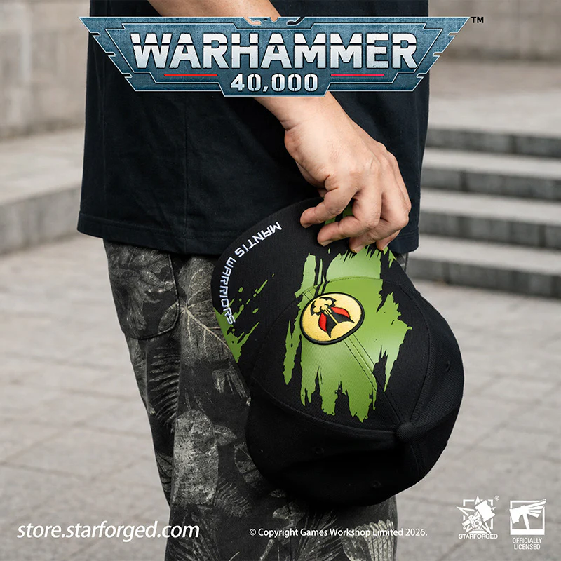 Starforged Warhammer 40K Space Marines Chapters Hats Wave 2 Death Wing Lanenters Mantis Warriors Carcharodons Blood Raven Wing Crimson Fists Flesh Tears Red Scorpion Snapback Baseball Peaked Cap Game Merchandise Warhammer Gifts Fashion Accessories - Image 15