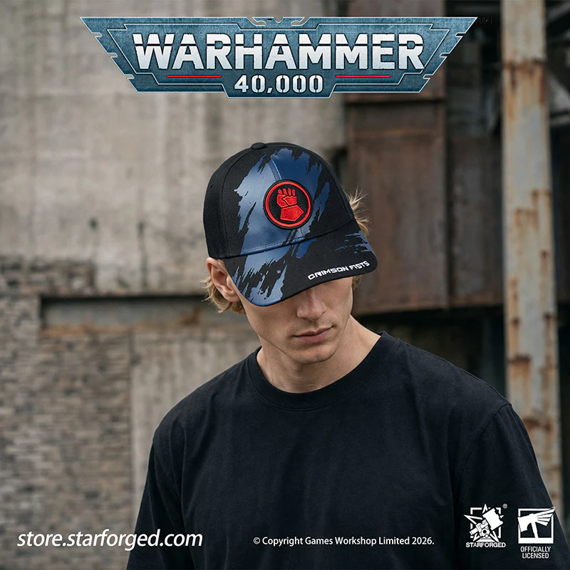 Starforged Warhammer 40K Space Marines Chapters Hats Wave 2 Death Wing Lanenters Mantis Warriors Carcharodons Blood Raven Wing Crimson Fists Flesh Tears Red Scorpion Snapback Baseball Peaked Cap Game Merchandise Warhammer Gifts Fashion Accessories - Image 18