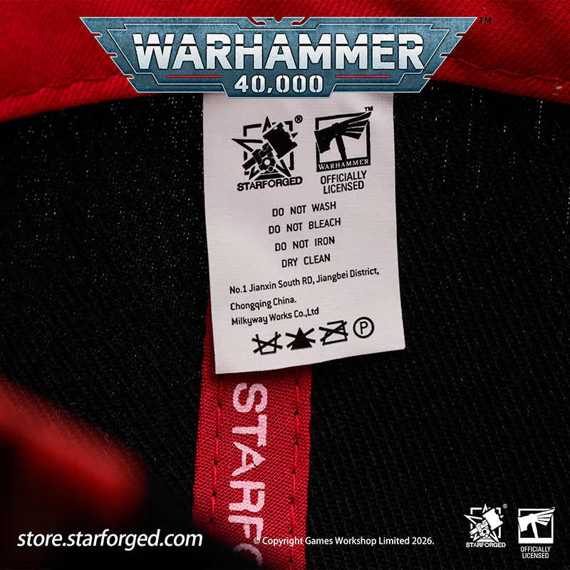 Starforged Warhammer 40K Space Marines Chapters Hats Wave 2 Death Wing Lanenters Mantis Warriors Carcharodons Blood Raven Wing Crimson Fists Flesh Tears Red Scorpion Snapback Baseball Peaked Cap Game Merchandise Warhammer Gifts Fashion Accessories - Image 22