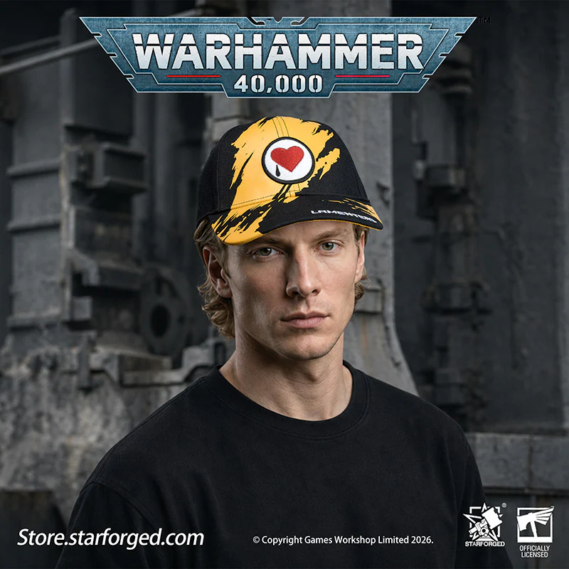 Starforged Warhammer 40K Space Marines Chapters Hats Wave 2 Death Wing Lanenters Mantis Warriors Carcharodons Blood Raven Wing Crimson Fists Flesh Tears Red Scorpion Snapback Baseball Peaked Cap Game Merchandise Warhammer Gifts Fashion Accessories - Image 25