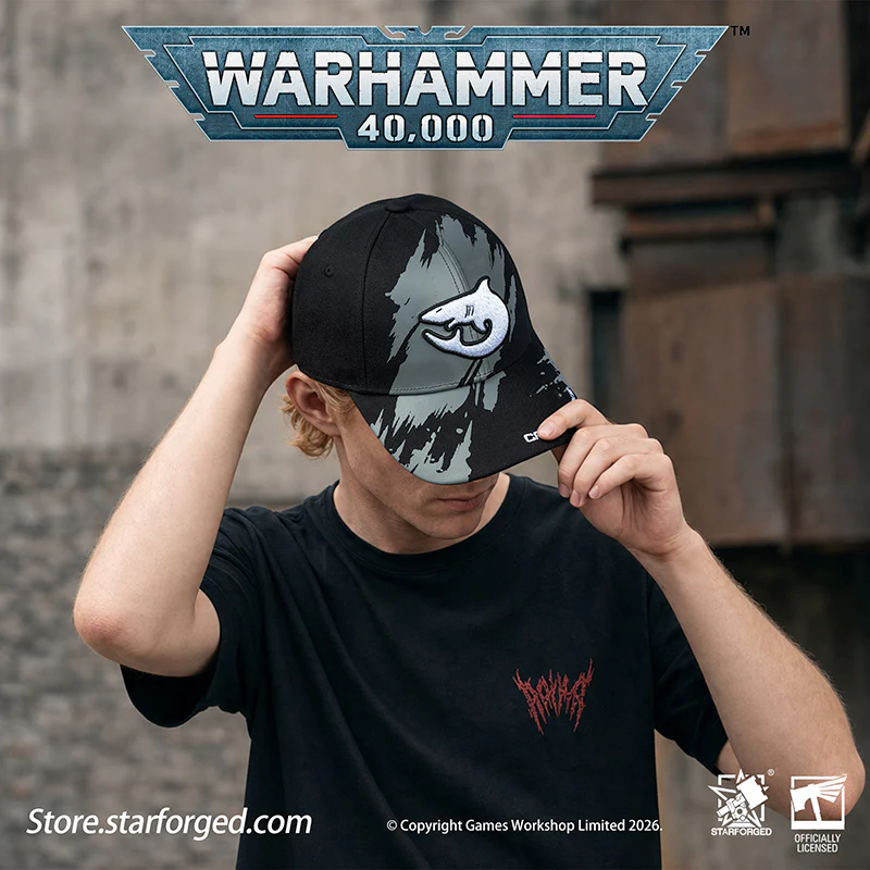 Starforged Warhammer 40K Space Marines Chapters Hats Wave 2 Death Wing Lanenters Mantis Warriors Carcharodons Blood Raven Wing Crimson Fists Flesh Tears Red Scorpion Snapback Baseball Peaked Cap Game Merchandise Warhammer Gifts Fashion Accessories - Image 28