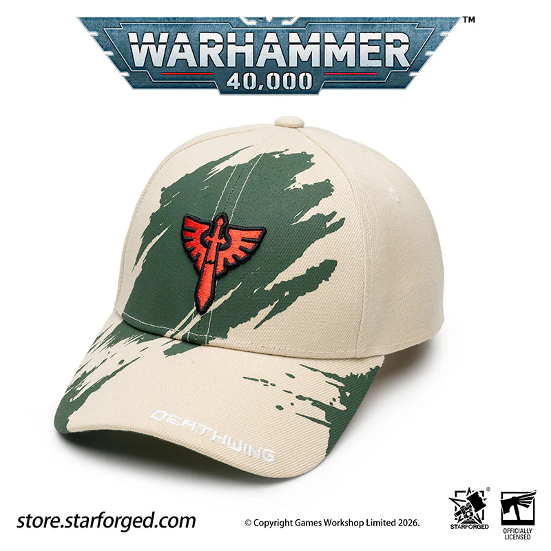 Starforged Warhammer 40K Space Marines Chapters Hats Wave 2 Death Wing Lanenters Mantis Warriors Carcharodons Blood Raven Wing Crimson Fists Flesh Tears Red Scorpion Snapback Baseball Peaked Cap Game Merchandise Warhammer Gifts Fashion Accessories - Image 3