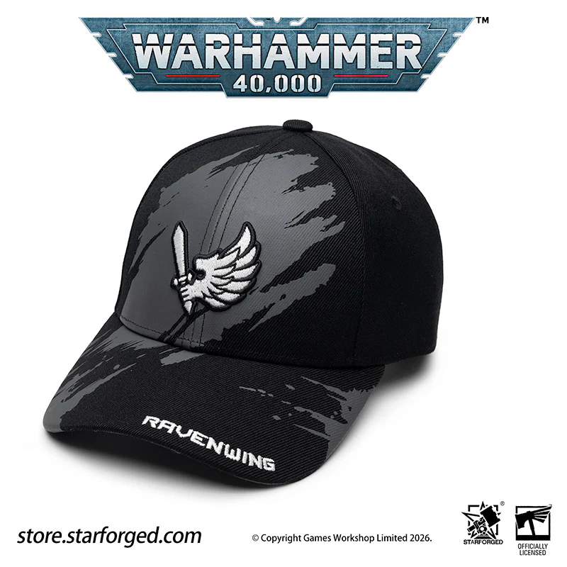 Starforged Warhammer 40K Space Marines Chapters Hats Wave 2 Death Wing Lanenters Mantis Warriors Carcharodons Blood Raven Wing Crimson Fists Flesh Tears Red Scorpion Snapback Baseball Peaked Cap Game Merchandise Warhammer Gifts Fashion Accessories - Image 4