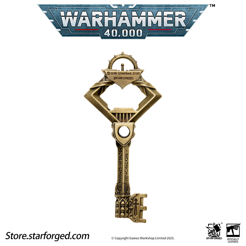 Starforged Warhammer 40K Space Marines Dark Angels Inner Circle Bottle Opener Men's Fashion Jewelry - Image 10