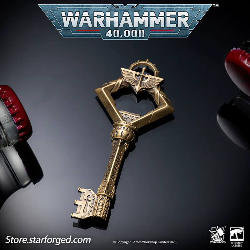 Starforged Warhammer 40K Space Marines Dark Angels Inner Circle Bottle Opener Men's Fashion Jewelry - Image 2