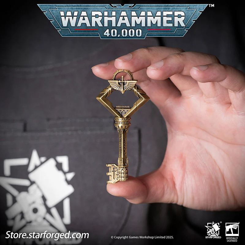 Starforged Warhammer 40K Space Marines Dark Angels Inner Circle Bottle Opener Men's Fashion Jewelry - Image 8