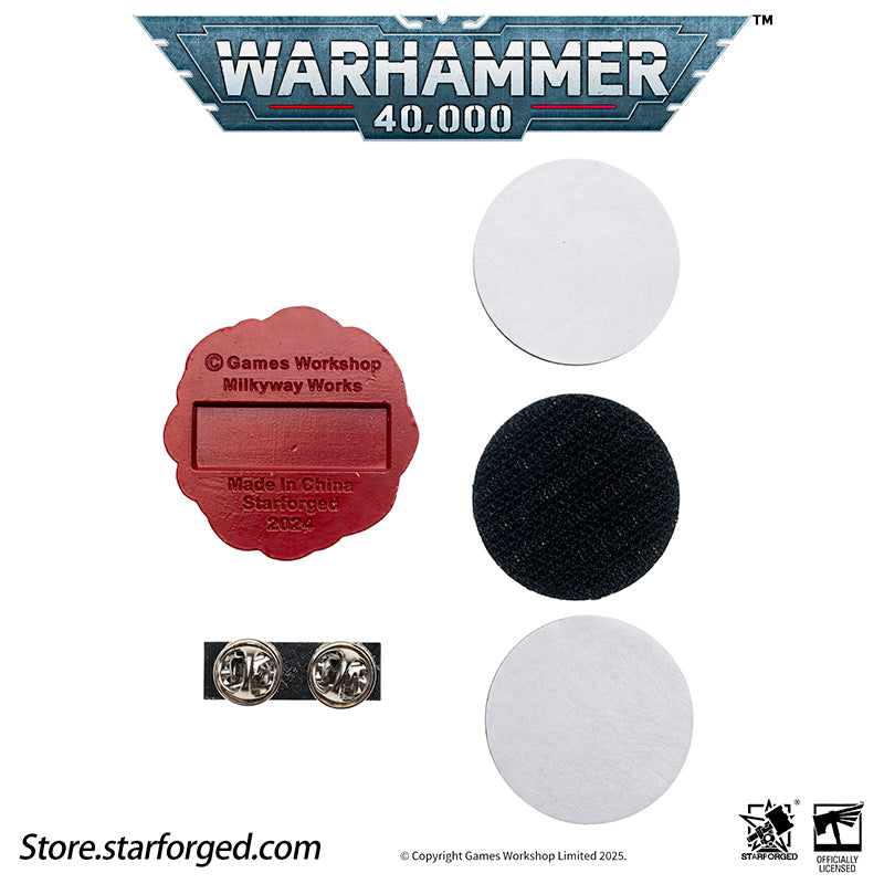 Starforged Warhammer 40K Space Marines Death Company Raven Wing Purity Seal Collection Men's Accessories - Image 18
