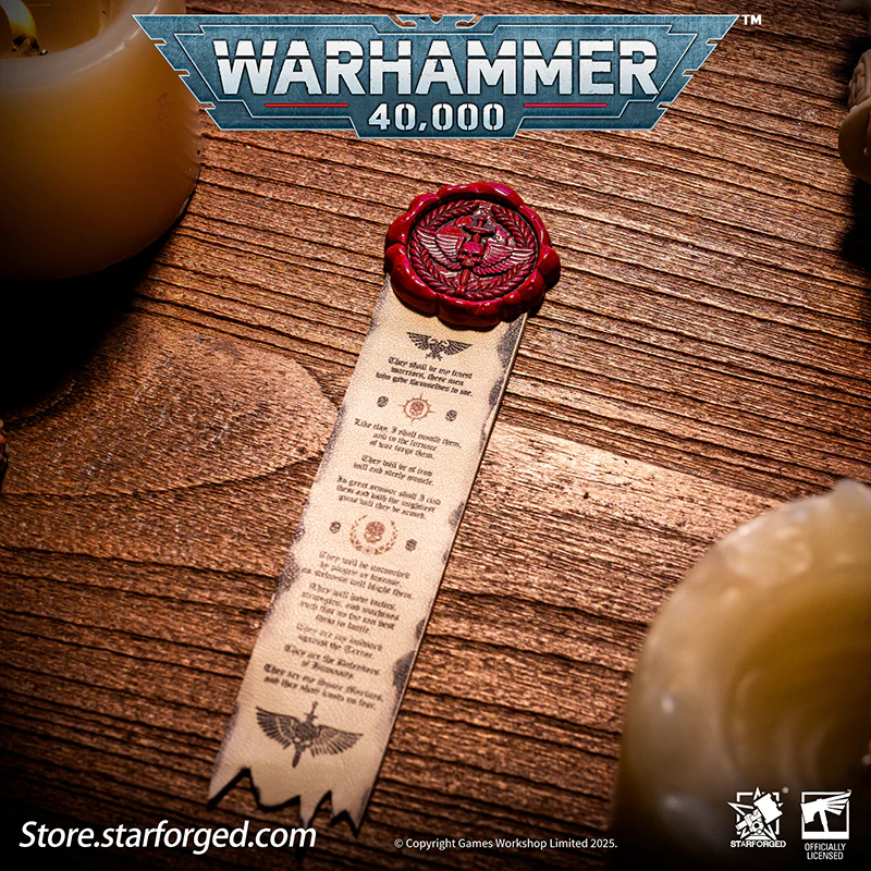 Starforged Warhammer 40K Space Marines Death Company Raven Wing Purity Seal Collection Men's Accessories - Image 6