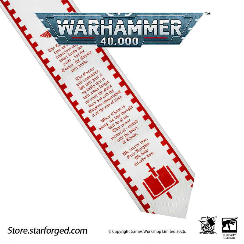 Starforged Warhammer 40K Space Marines Grey Knights Scroll Pin Heavy Badge Men's Fashion Jewelry Pin Badge - Image 10