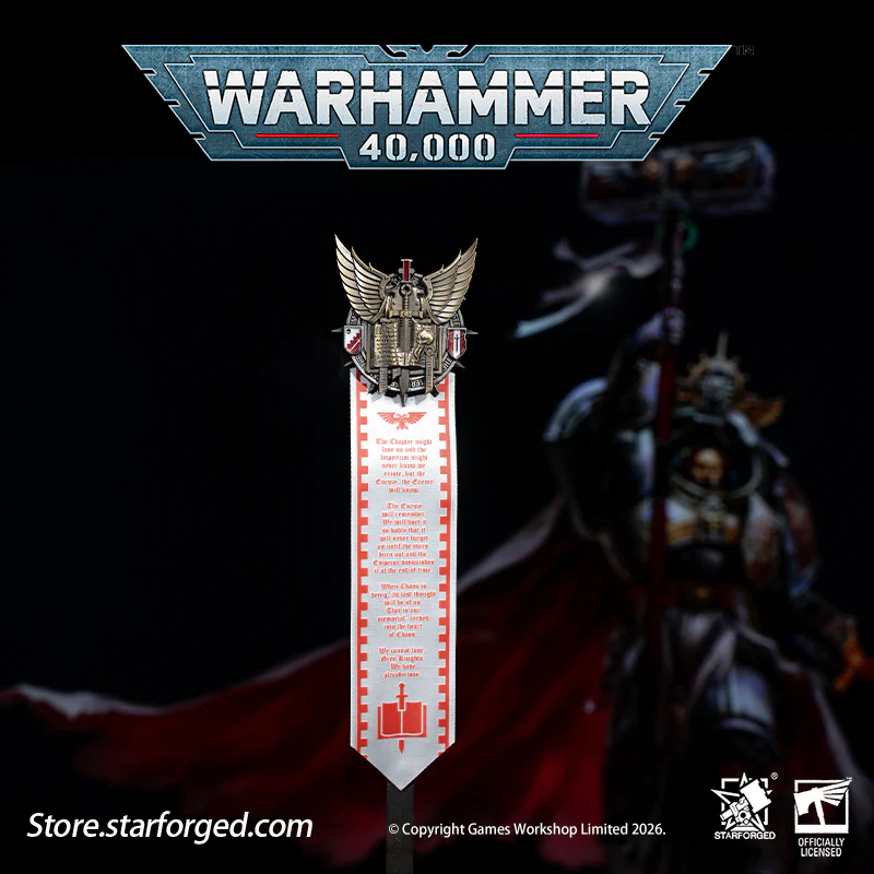 Starforged Warhammer 40K Space Marines Grey Knights Scroll Pin Heavy Badge Men's Fashion Jewelry Pin Badge - Image 4