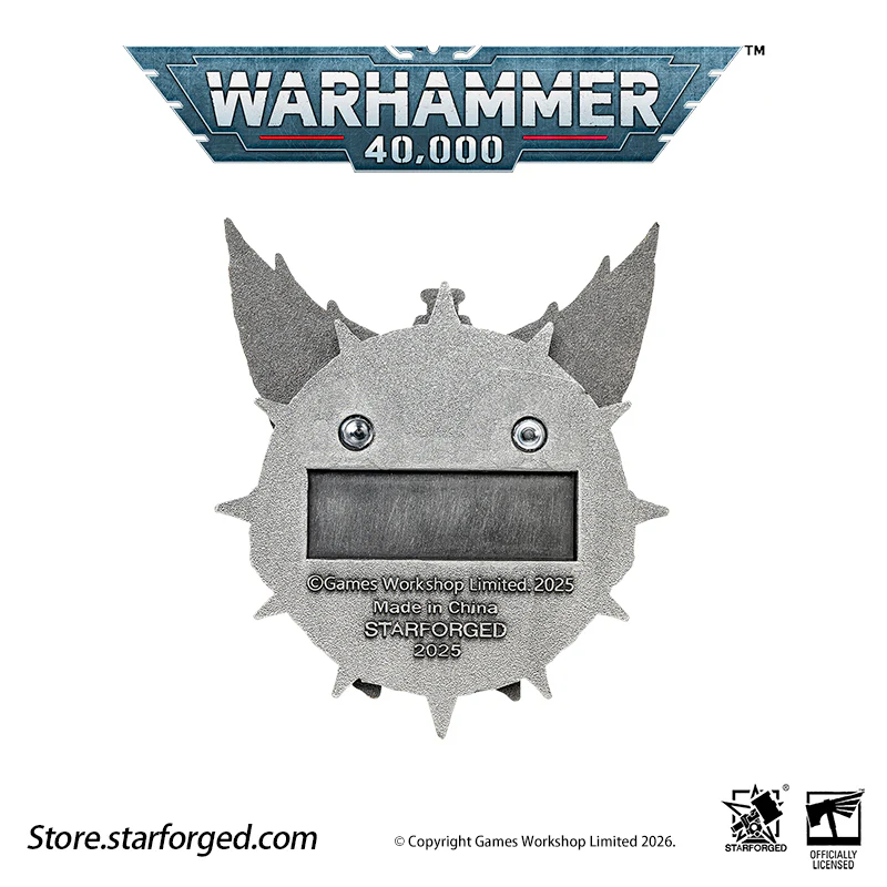 Starforged Warhammer 40K Space Marines Grey Knights Scroll Pin Heavy Badge Men's Fashion Jewelry Pin Badge - Image 7