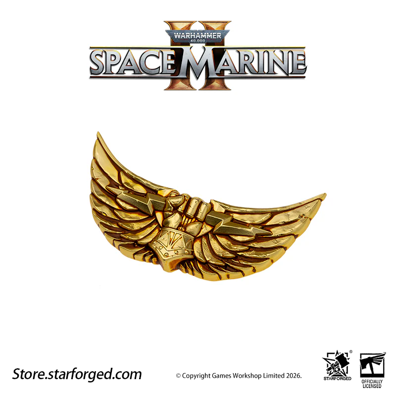 Starforged Warhammer 40K Space Marines Imperial Fist Imperalis Pin Badge Men's Fashion Jewelry Warhammer Mens Gifts - Image 10