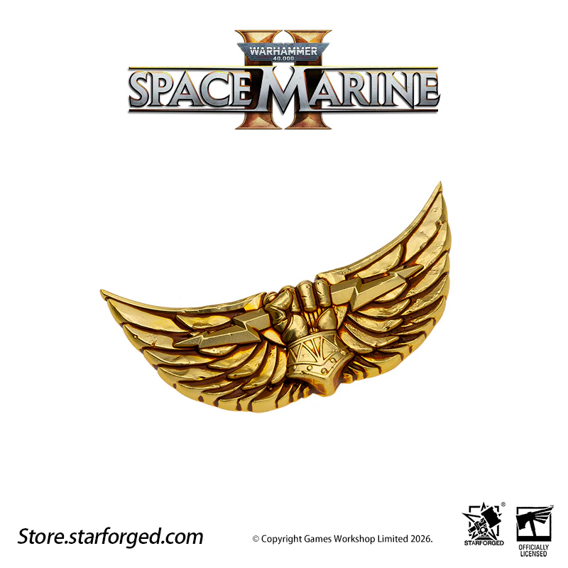 Starforged Warhammer 40K Space Marines Imperial Fist Imperalis Pin Badge Men's Fashion Jewelry Warhammer Mens Gifts - Image 11