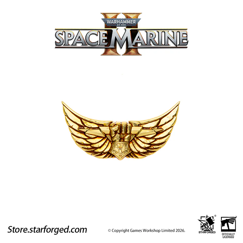 Starforged Warhammer 40K Space Marines Imperial Fist Imperalis Pin Badge Men's Fashion Jewelry Warhammer Mens Gifts - Image 7