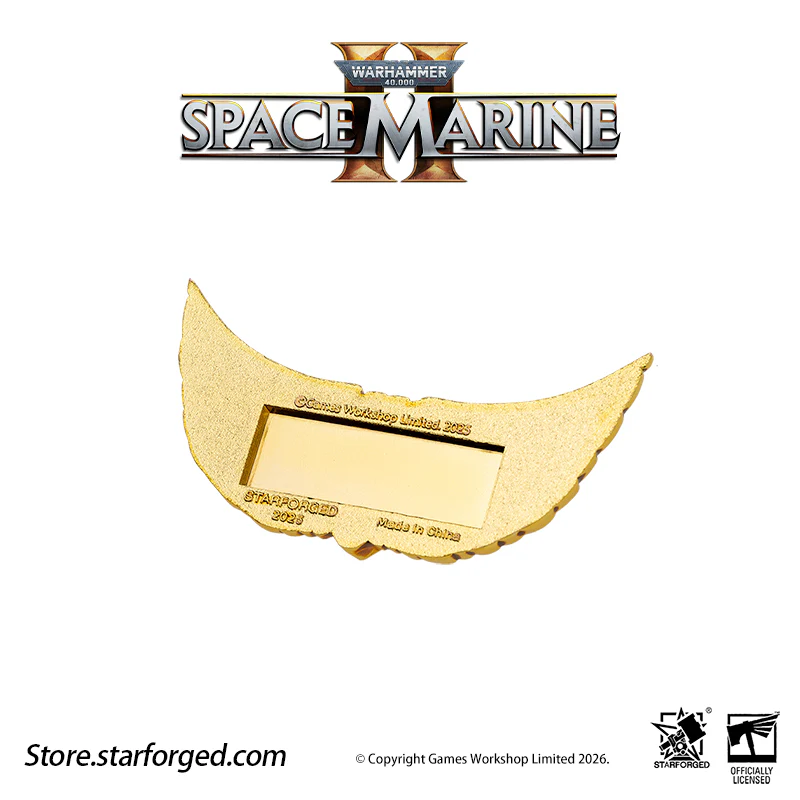 Starforged Warhammer 40K Space Marines Imperial Fist Imperalis Pin Badge Men's Fashion Jewelry Warhammer Mens Gifts - Image 8