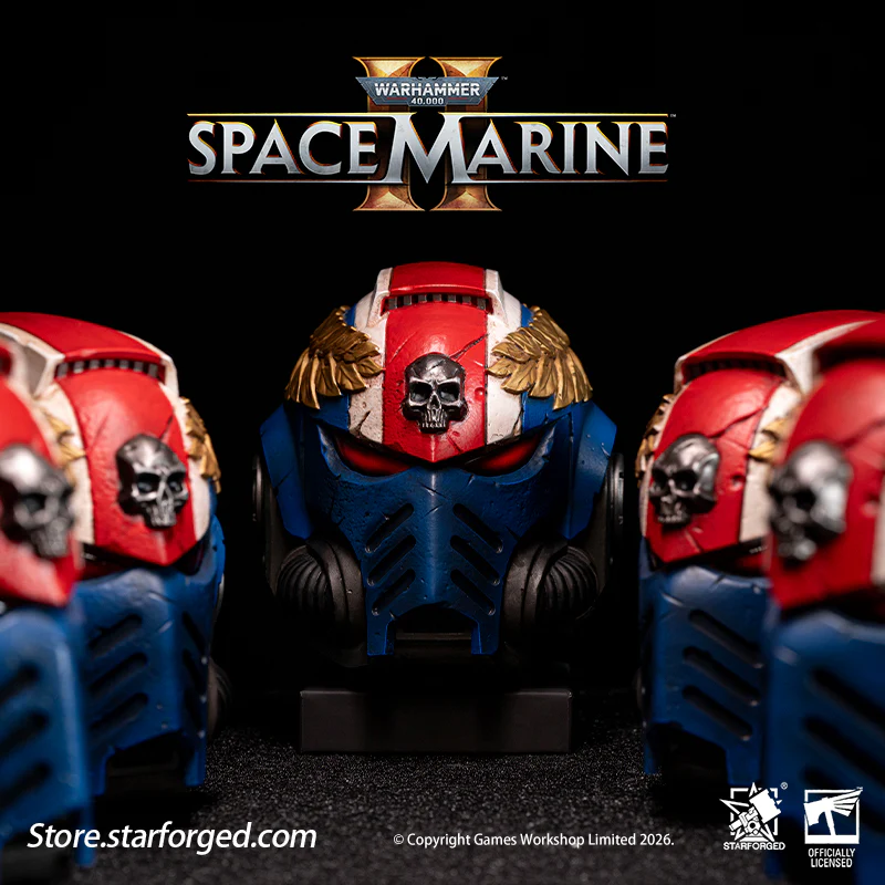 Starforged Warhammer 40K Space Marines Ultramarine Titus's Helmet Night Light Lamp Warhammer Gifts Fashion Accessories - Image 5