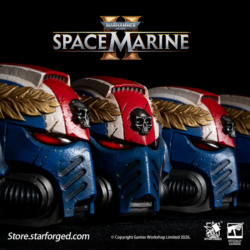 Starforged Warhammer 40K Space Marines Ultramarine Titus's Helmet Night Light Lamp Warhammer Gifts Fashion Accessories - Image 6