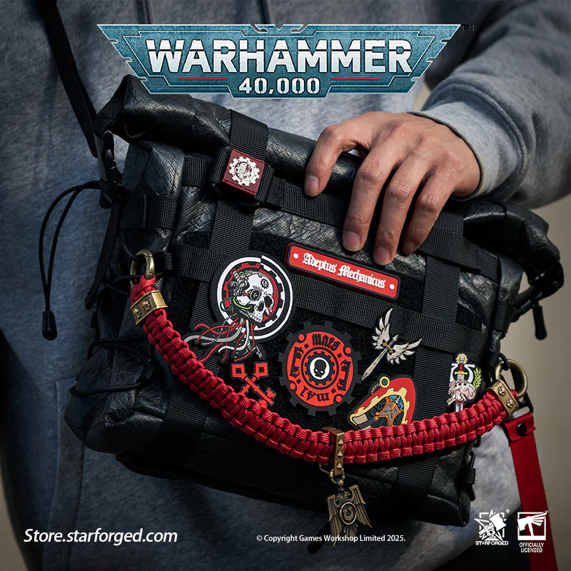 Starforged Warhammer 40K Space Marins Astartes Tatical Bike Travel Bag Warhammer Fashion Accessories - Image 3