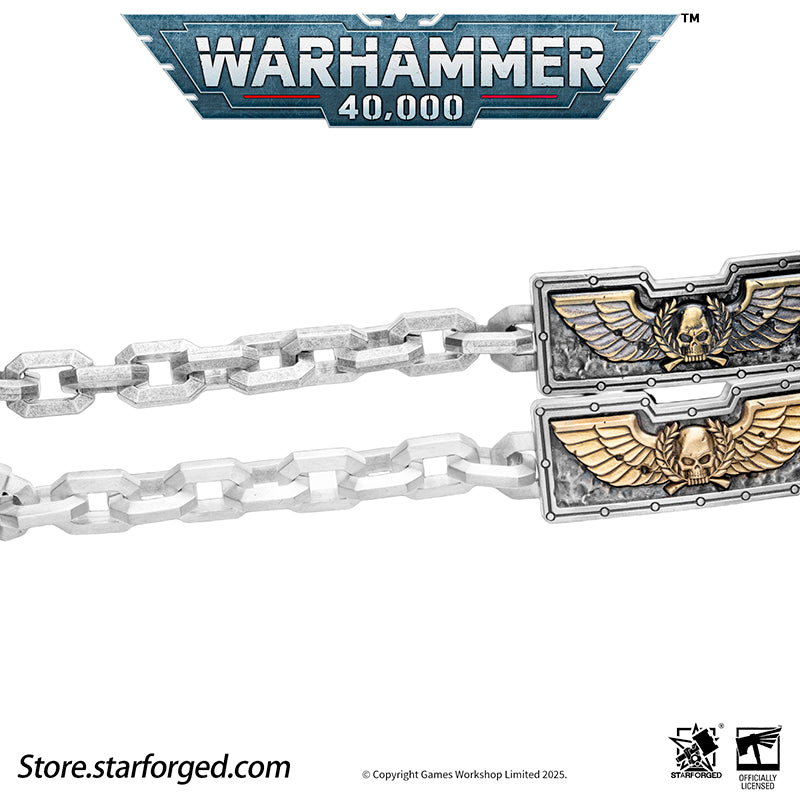 Starforged Warhammer 40K Steel Oath of Imperial Guardsmen Bracelet Men's Jewelry Accessories - Image 12