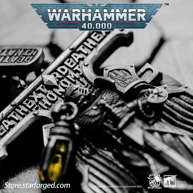 Starforged Warhammer 40K Stigmata of ShadowBreaker Men's Sterling Silver Pendant Necklace - Image 6