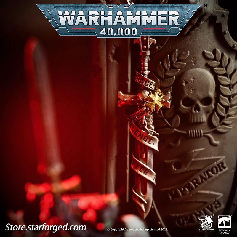 Starforged Warhammer 40K Sword Of The High Marshal Necklace Pendant Men's Jewelry Birthday Gift - Image 6
