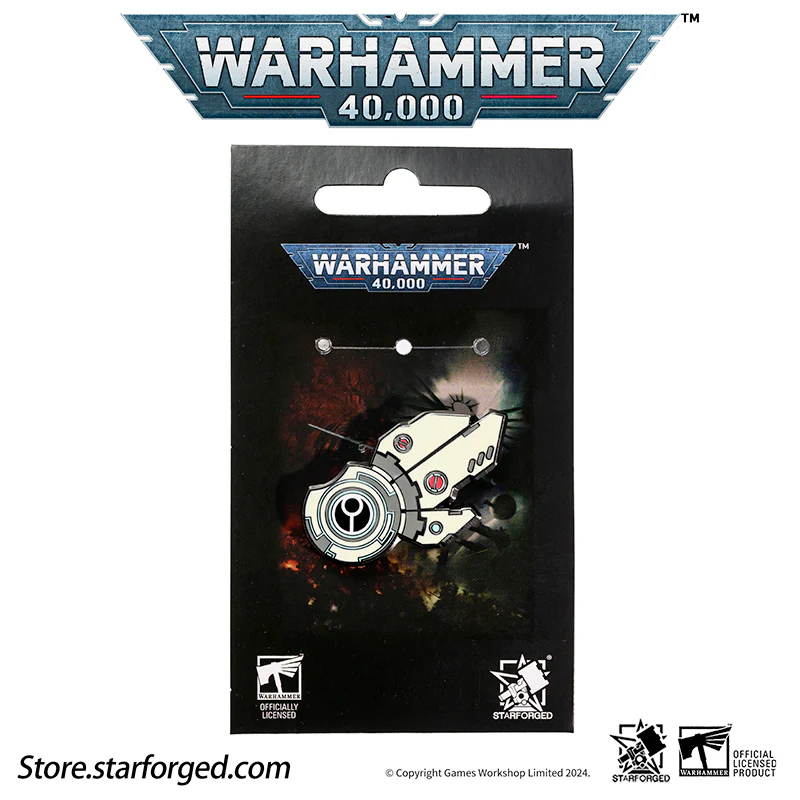 Starforged Warhammer 40K T'au Empire Riptide Shield Generator Men's Pin Brooch - Image 3