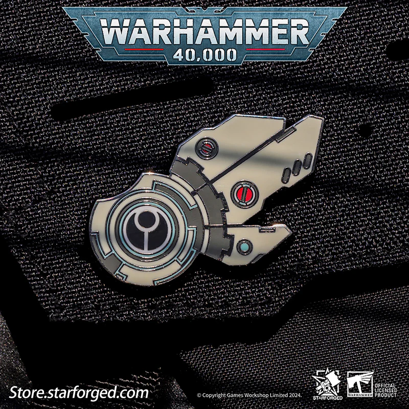 Starforged Warhammer 40K T'au Empire Riptide Shield Generator Men's Pin Brooch - Image 6