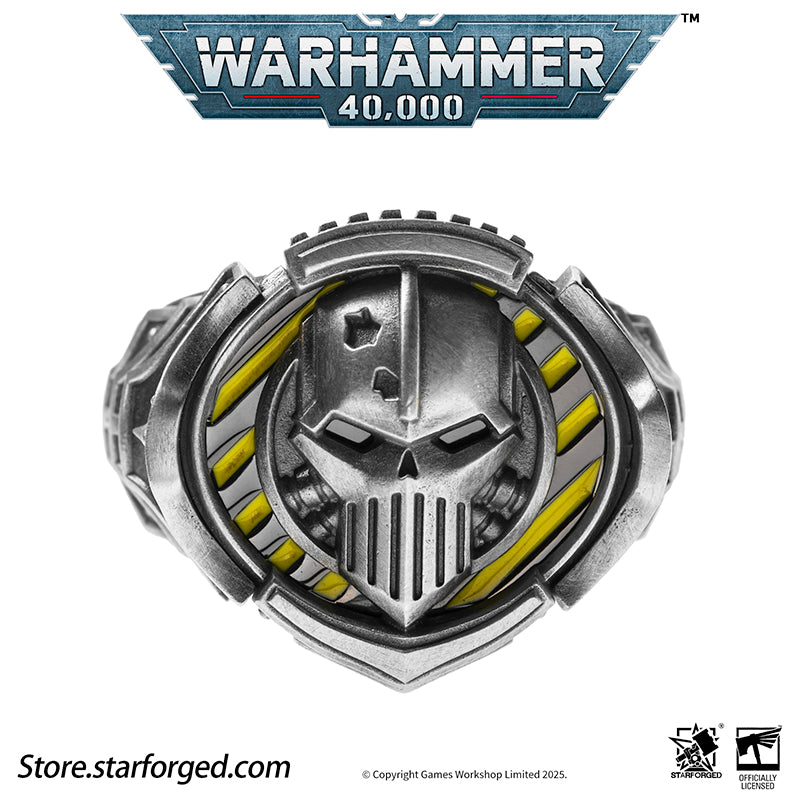 Starforged Warhammer 40K The Sigil Ring of Perturabo Iron Warriors Silver Ring Accessories Jewelry - Image 14