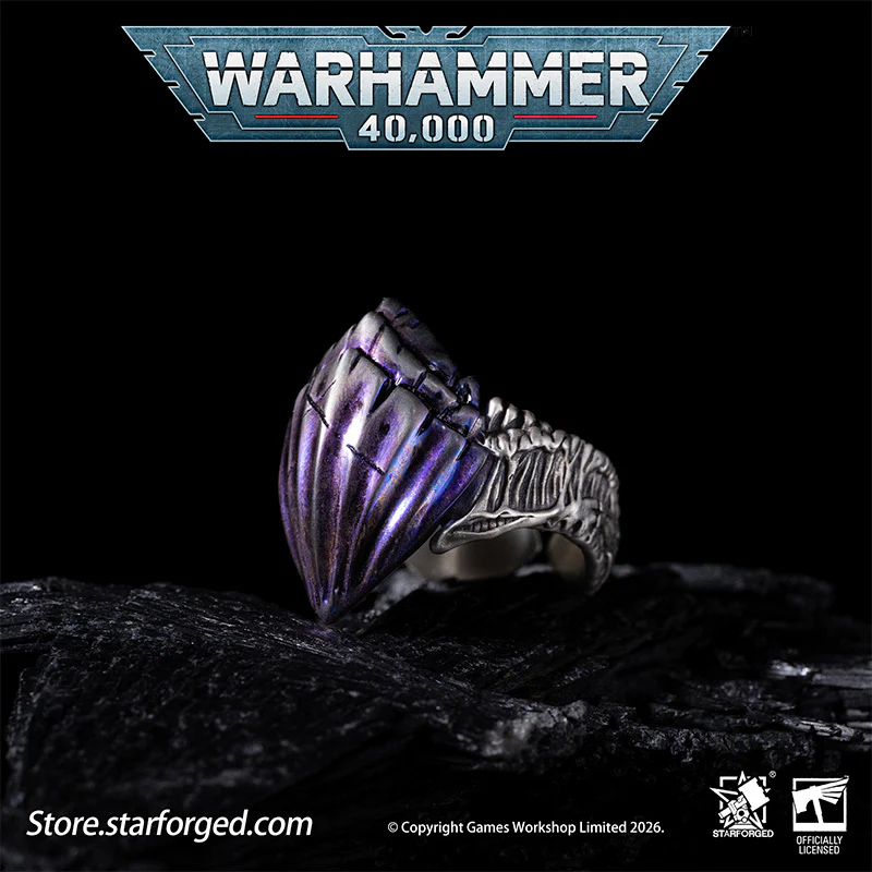 Starforged Warhammer 40K Tyranids Carapace Ring Accessories Game Merchandise Warhammer Gifts Fashion Accessories - Image 2