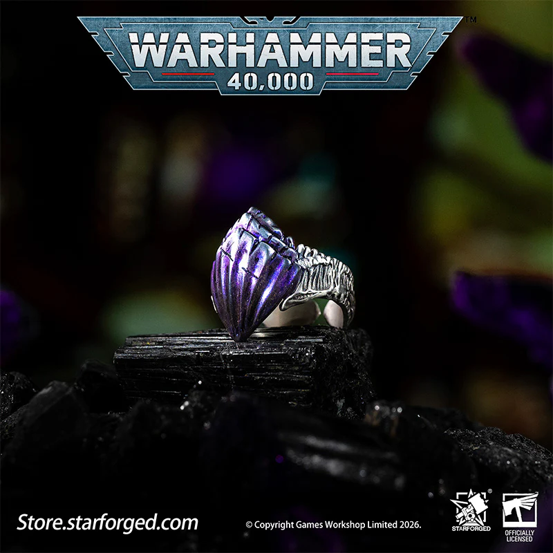 Starforged Warhammer 40K Tyranids Carapace Ring Accessories Game Merchandise Warhammer Gifts Fashion Accessories - Image 3