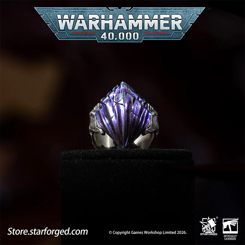 Starforged Warhammer 40K Tyranids Carapace Ring Accessories Game Merchandise Warhammer Gifts Fashion Accessories - Image 4