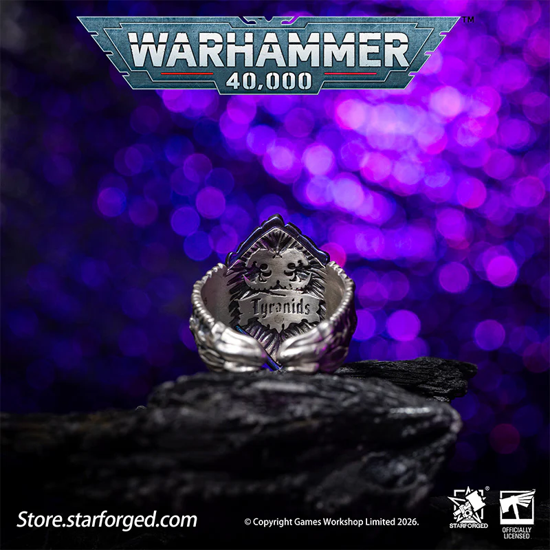Starforged Warhammer 40K Tyranids Carapace Ring Accessories Game Merchandise Warhammer Gifts Fashion Accessories - Image 5