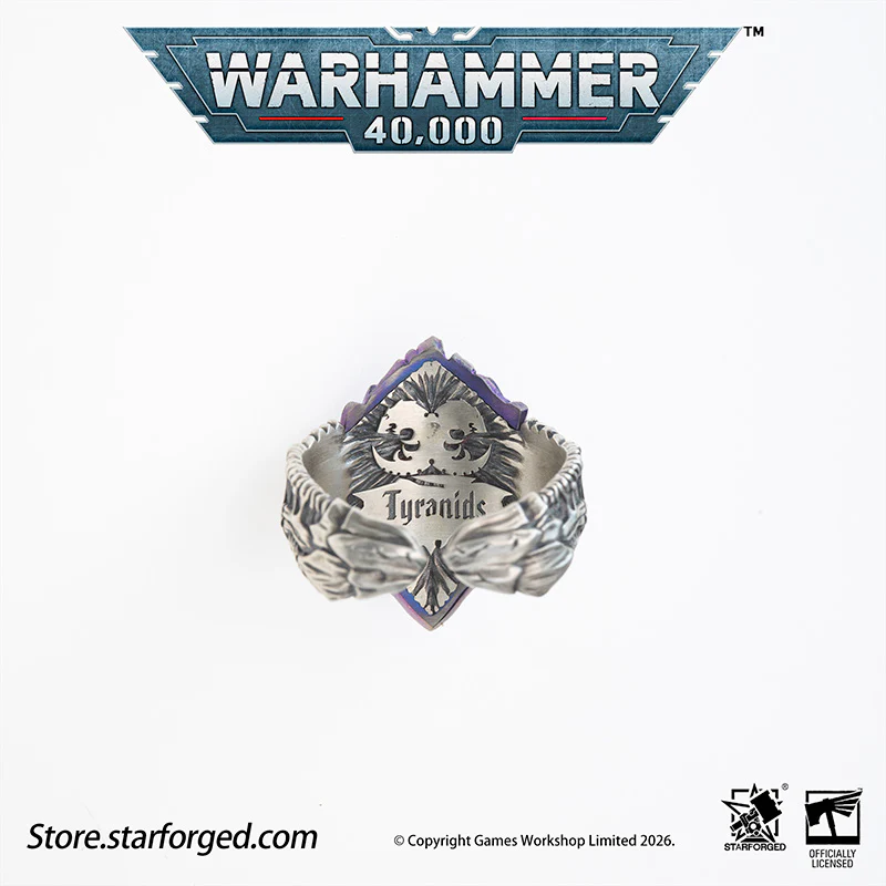 Starforged Warhammer 40K Tyranids Carapace Ring Accessories Game Merchandise Warhammer Gifts Fashion Accessories - Image 6