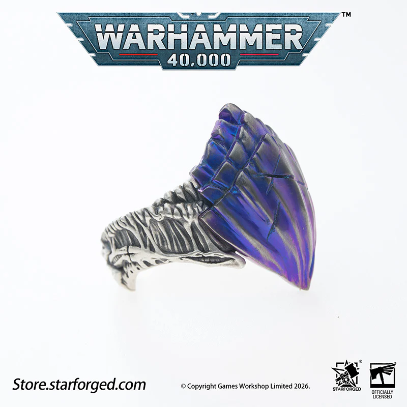 Starforged Warhammer 40K Tyranids Carapace Ring Accessories Game Merchandise Warhammer Gifts Fashion Accessories - Image 9