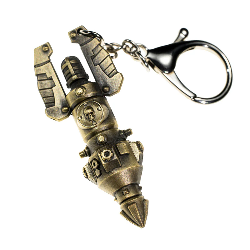Starforged Warhammer 40K Warhammer II Deep Strike Beacon Game Peripheral Alloy Keychain Christmas Gifts