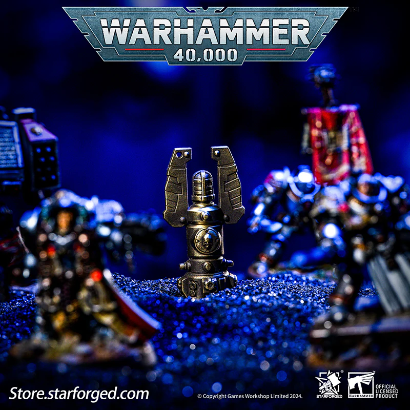Starforged Warhammer 40K Warhammer II Deep Strike Beacon Game Peripheral Alloy Keychain Christmas Gifts - Image 3