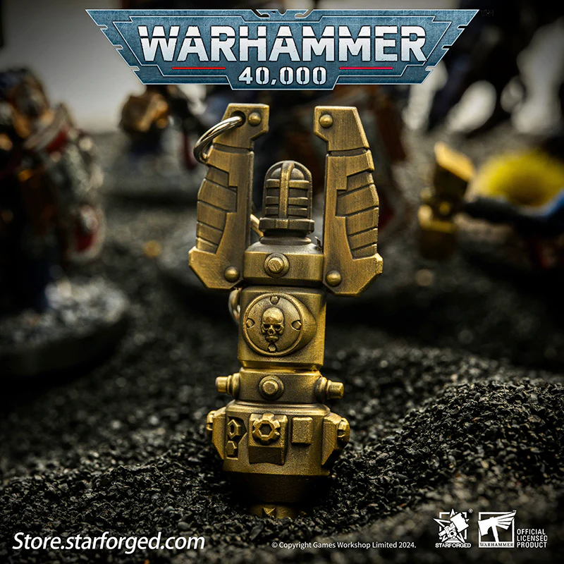 Starforged Warhammer 40K Warhammer II Deep Strike Beacon Game Peripheral Alloy Keychain Christmas Gifts - Image 8