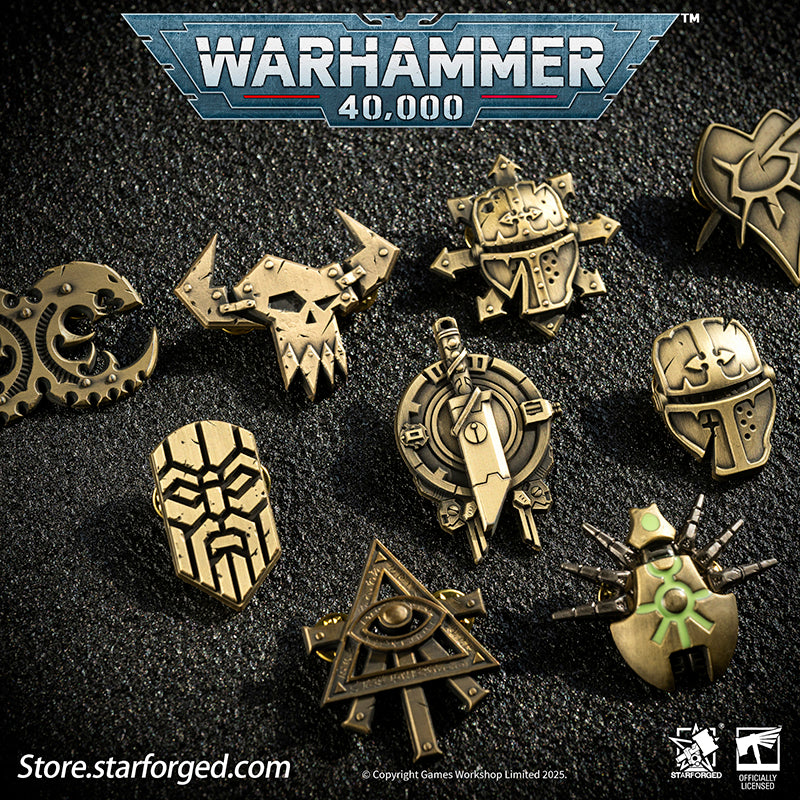 Starforged Warhammer 40K Xenos Faction Pin Collection Pin Badge Men's Fashion Jewelry