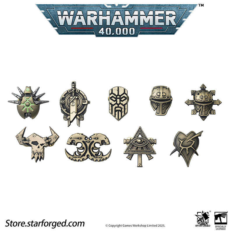 Starforged Warhammer 40K Xenos Faction Pin Collection Pin Badge Men's Fashion Jewelry - Image 14