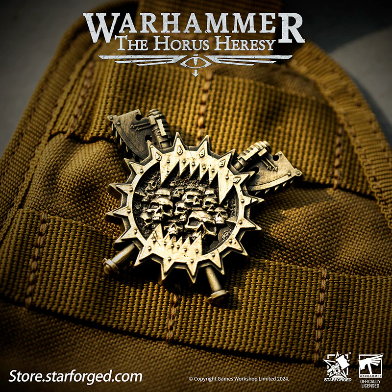 Starforged Warhammer Horus Heresy Burning Galaxy Legion Insignia Pin Badge Brooch 30K Men's Jewelry - Image 10