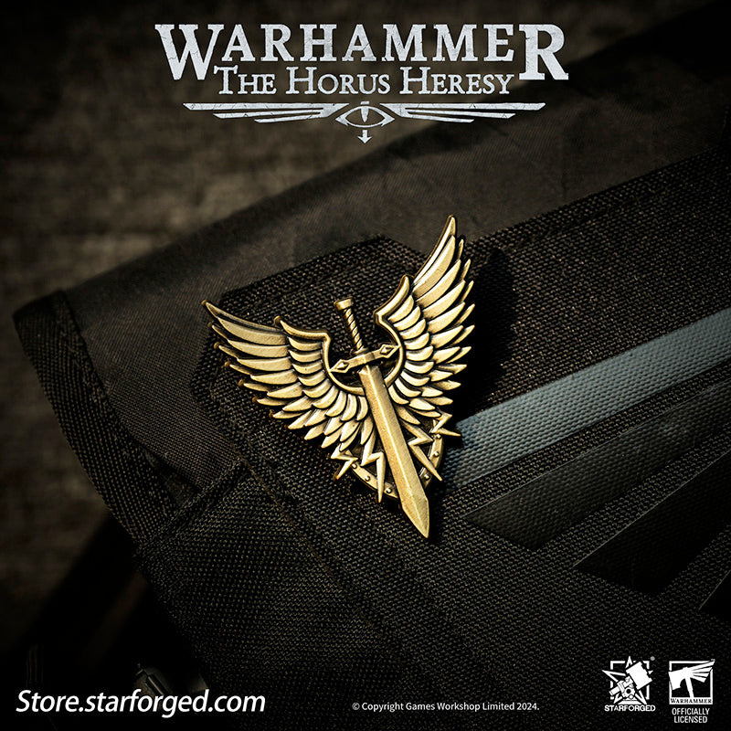 Starforged Warhammer Horus Heresy Burning Galaxy Legion Insignia Pin Badge Brooch 30K Men's Jewelry - Image 11
