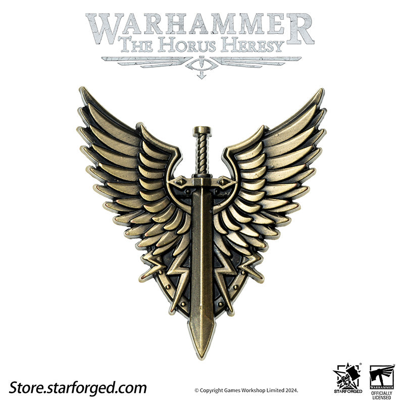 Starforged Warhammer Horus Heresy Burning Galaxy Legion Insignia Pin Badge Brooch 30K Men's Jewelry - Image 15