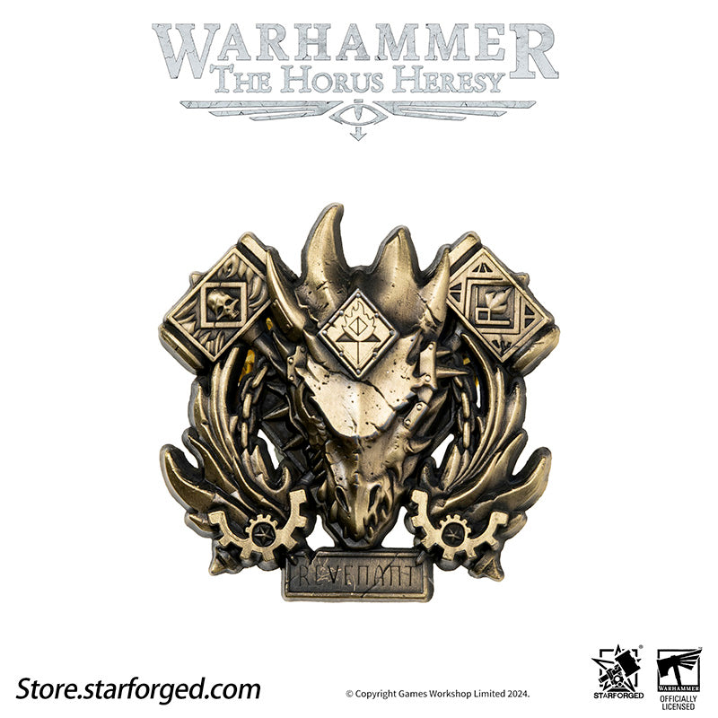 Starforged Warhammer Horus Heresy Burning Galaxy Legion Insignia Pin Badge Brooch 30K Men's Jewelry - Image 19
