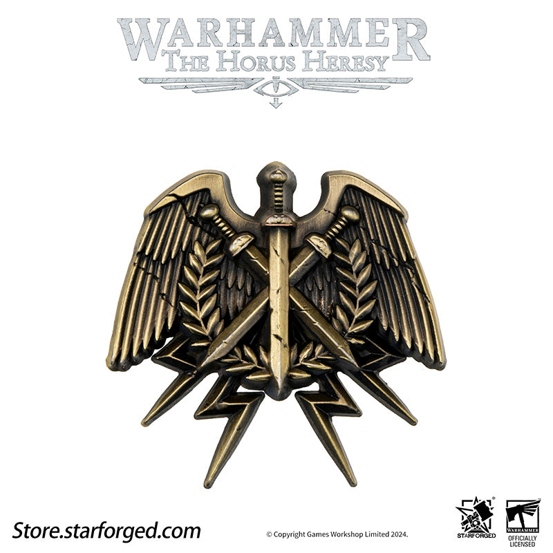 Starforged Warhammer Horus Heresy Burning Galaxy Legion Insignia Pin Badge Brooch 30K Men's Jewelry - Image 23