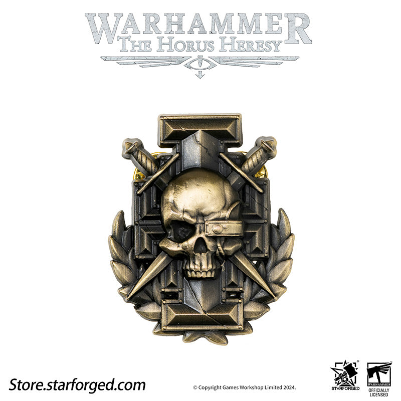 Starforged Warhammer Horus Heresy Burning Galaxy Legion Insignia Pin Badge Brooch 30K Men's Jewelry - Image 24